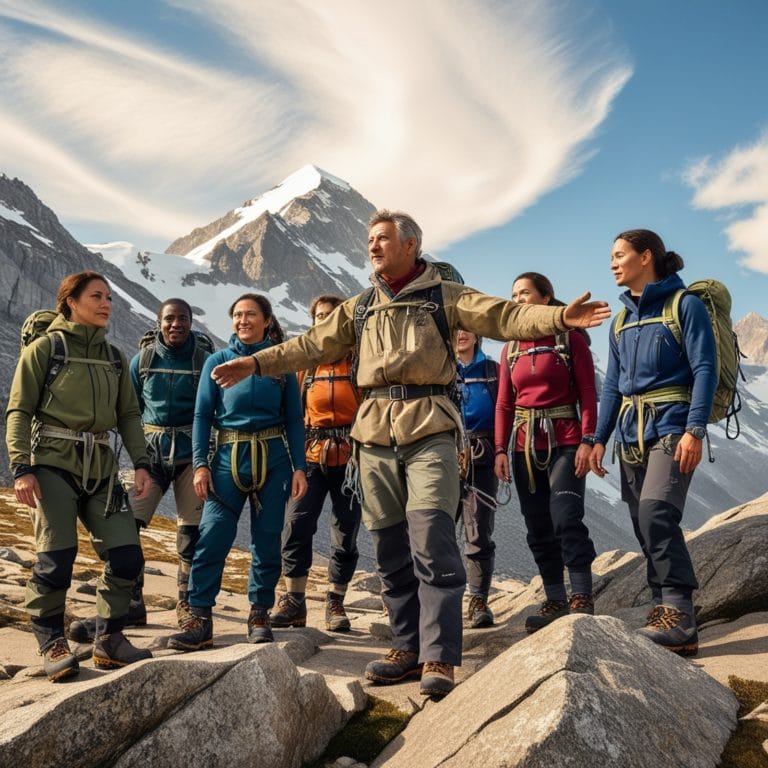 Leonardo Phoenix A beautiful mountain scenery with a seasoned 1